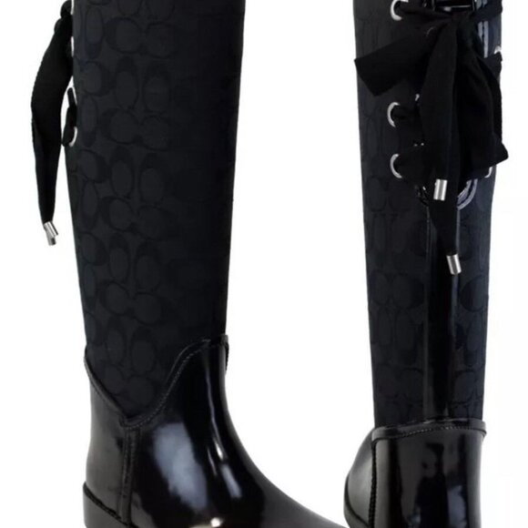 COACH Tristee Rainboot in Cyclamen - Picture 2 of 10